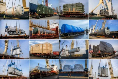 Kiev Shipping Ltd의 참여로 주선한 프로젝트 화물 운송